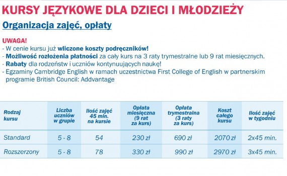 CENNIK 2026